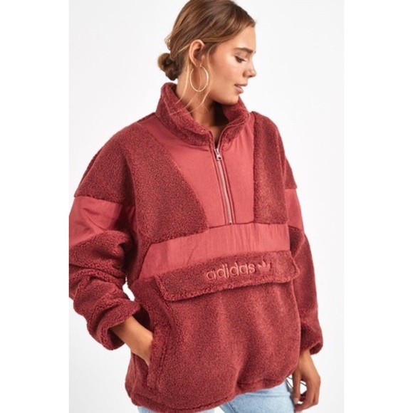 adidas sherpa sweater